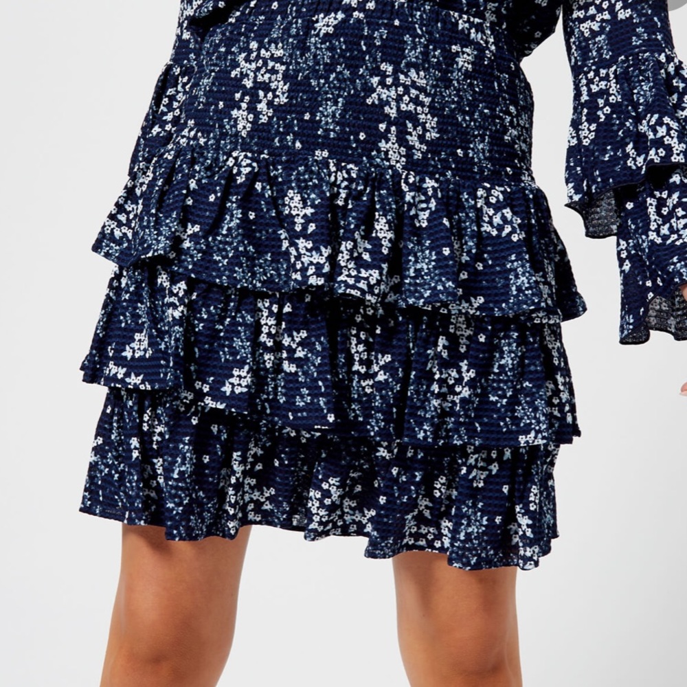 Michael Kors Floral Tiered Skirt